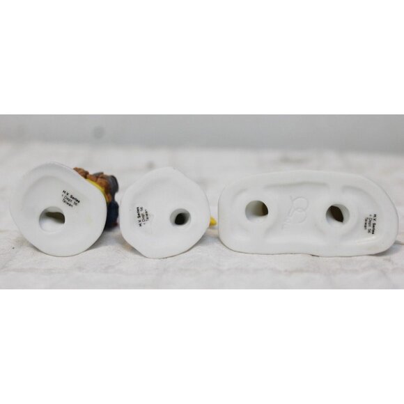 VTG 3 Pc Dept 56 Heritage Village Toymaker Elves 5602-2 Porcelain Figurines - Picture 9 of 11